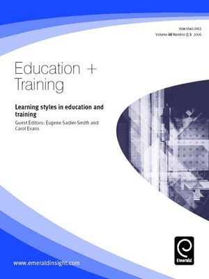 cover image of Education + Training, Volume 48, Issue 2 & 3